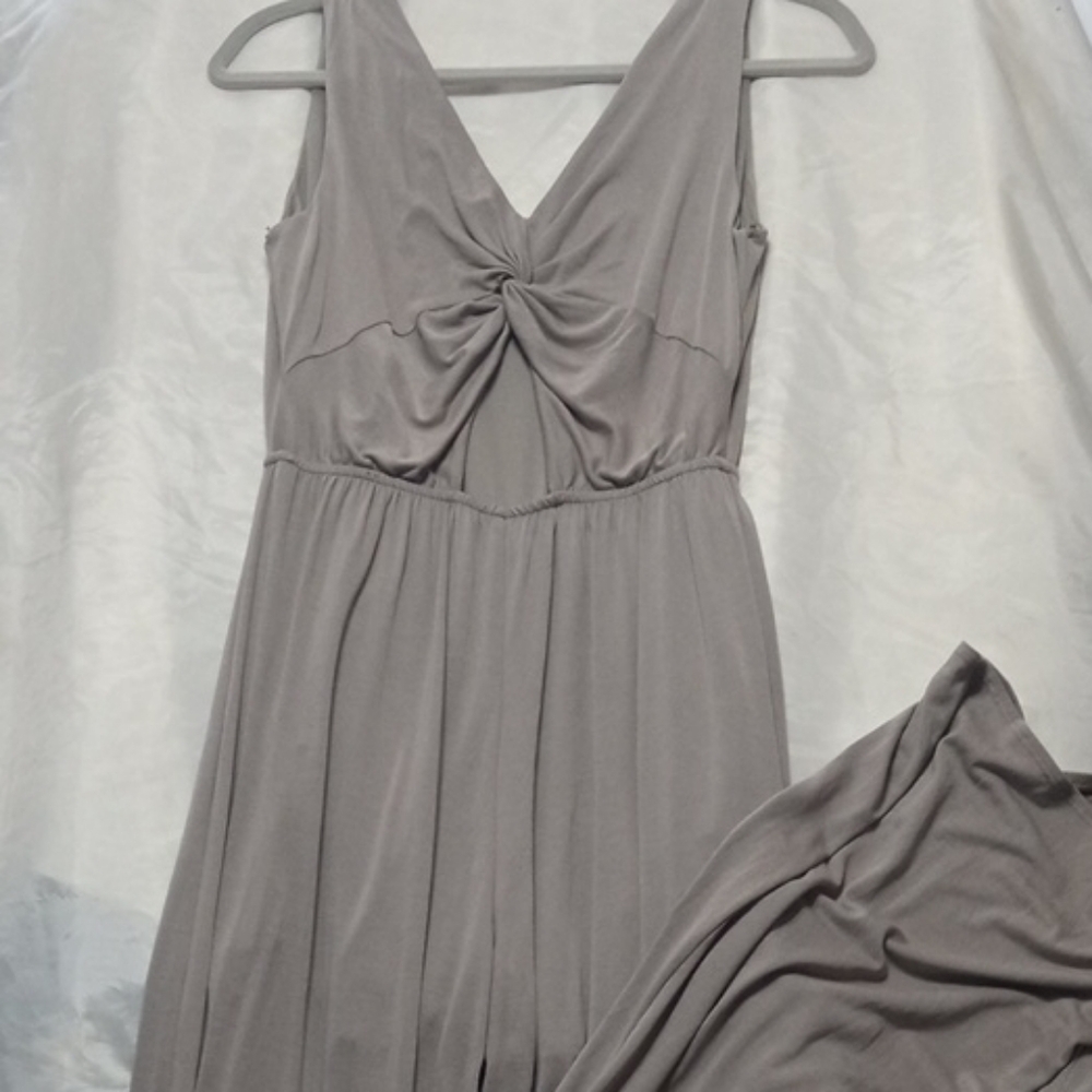 Elegant Gray Jumpsuit Romper